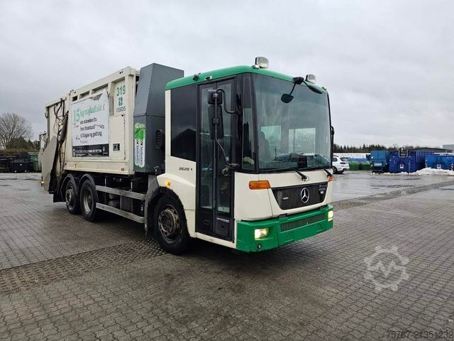 Garbage truck MERCEDES-BENZ 2629 2 Kammern, Euro 6 Filter, Faun 22 cbm