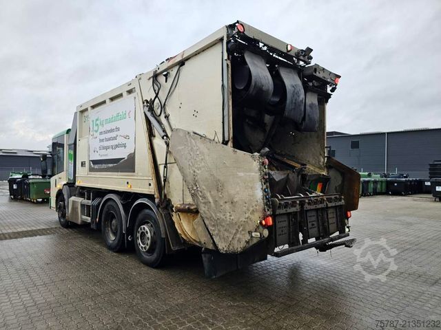 Garbage truck MERCEDES-BENZ 2629 2 Kammern, Euro 6 Filter, Faun 22 cbm