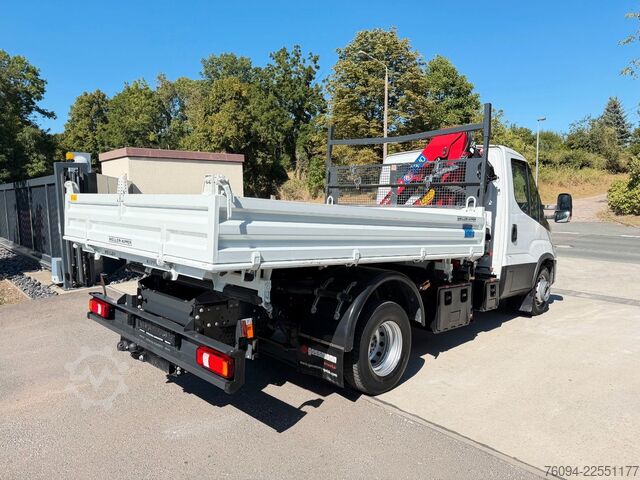 Autokranwagen IVECO Daily 72-180 Meiller Kipper Kran 10m FUNK AHK