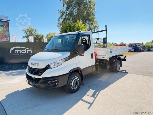 Transporter mit Kipper IVECO Daily 72-180 Meiller Kipper Kran 10m FUNK AHK