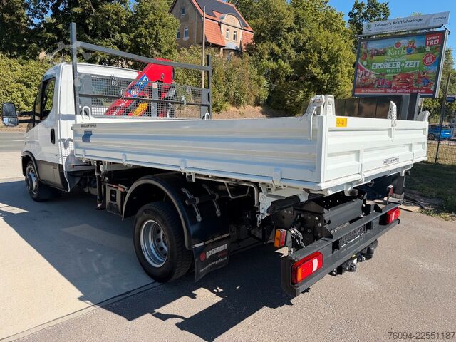 Transporter mit Kipper IVECO Daily 72-180 Meiller Kipper Kran 10m FUNK AHK