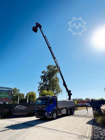 Kipper LKW VOLVO FMX 6x4 KRAN abstattelbar 18m Kipper Bordmatik