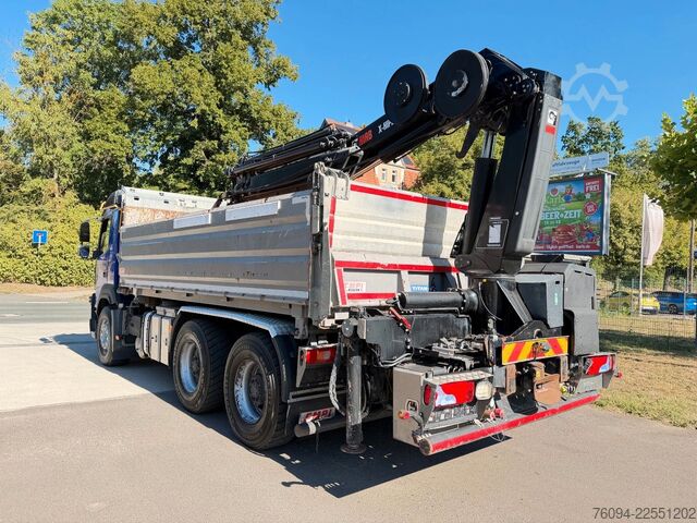 Kipper LKW VOLVO FMX 6x4 KRAN abstattelbar 18m Kipper Bordmatik