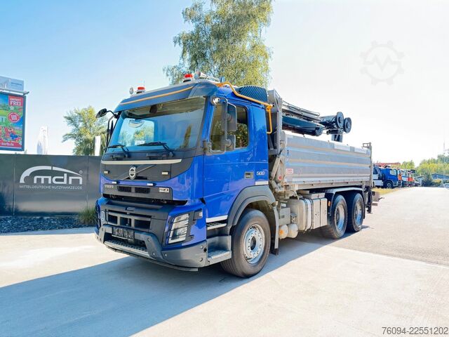 Kipper LKW VOLVO FMX 6x4 KRAN abstattelbar 18m Kipper Bordmatik