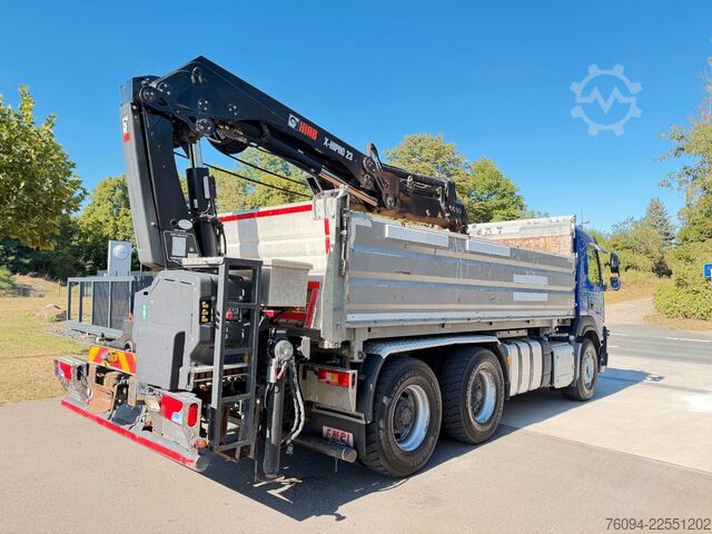 Kipper LKW VOLVO FMX 6x4 KRAN abstattelbar 18m Kipper Bordmatik