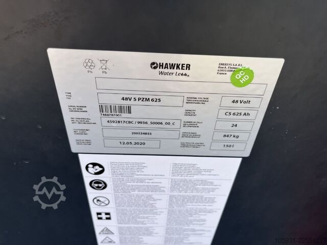 Electric 3-wheel forklift Linde E16-02