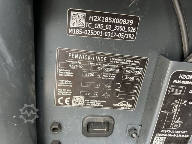 Treibgasstapler Linde H25T-02