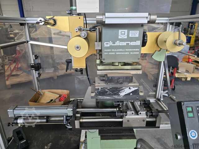 Semi automatic hot stamping machine Giulianelli GPU-S