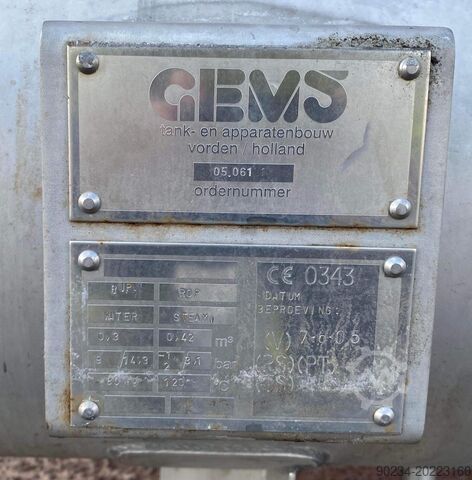 56.6 Sq. M. Vertical Shell and Tube Heat Exchanger GEMS 56.6 Sq. M.