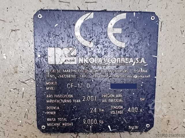 CNC Fixed Bed Milling Machine CORREA CF 17 D