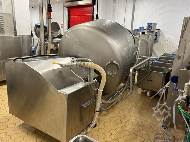 RMF Vacuum Tumbler 1250 ltr & Bin Load RMF MM2-LD2