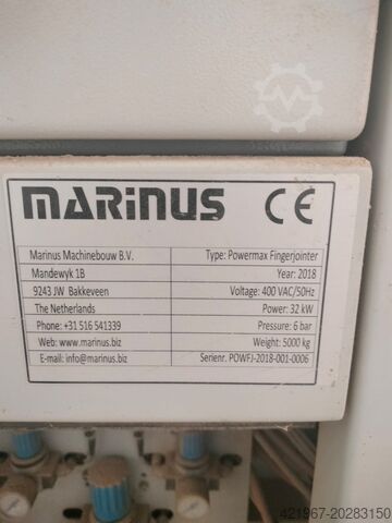 Edging saw MARINUS POWER MAX FINGER JOINT