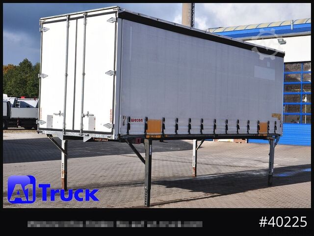 Wechselbrücke mit Pritsche & Plane WECON WPR 745, verzinkt, 2520  innen, Code XL