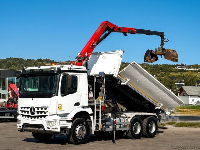 Autokran MERCEDES-BENZ AROCS 2640 HMF 1643 Z2 + FUNK * Bordmatic * 6x4