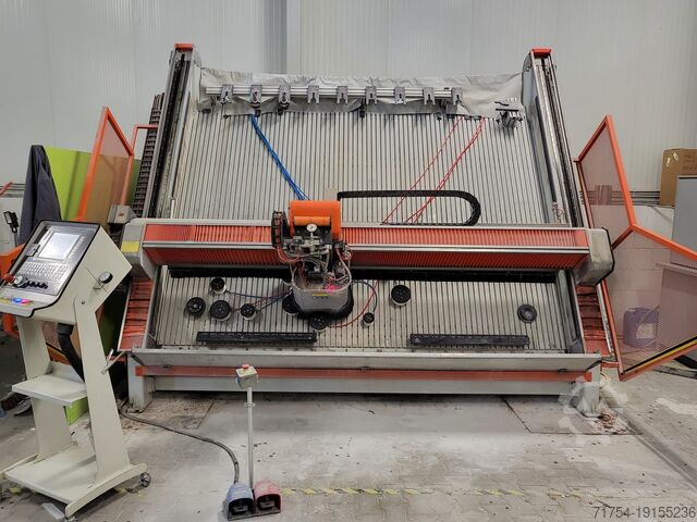 CNC glass processing center PAVONI Automazioni V2700
