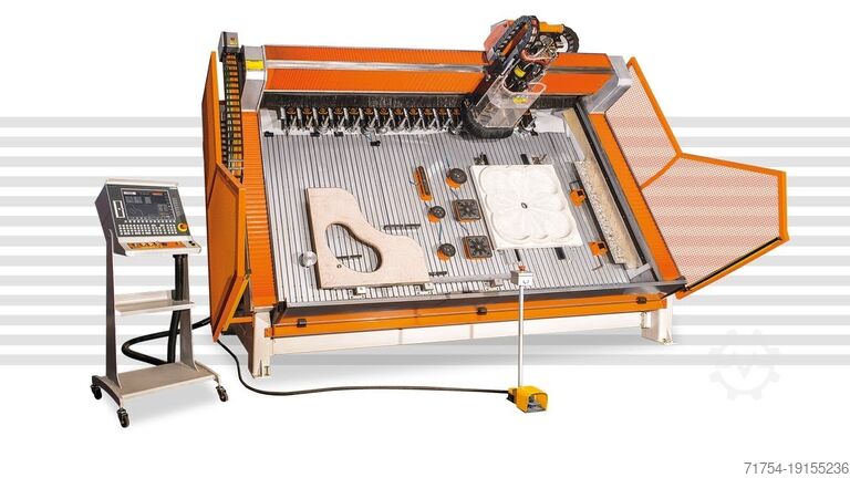 CNC glass processing center PAVONI Automazioni V2700