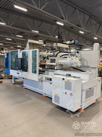 Krauss Maffei KM250-1400CX (2014) blue power LRX150 linear robot robot KraussMaffei KM250-1400CX
