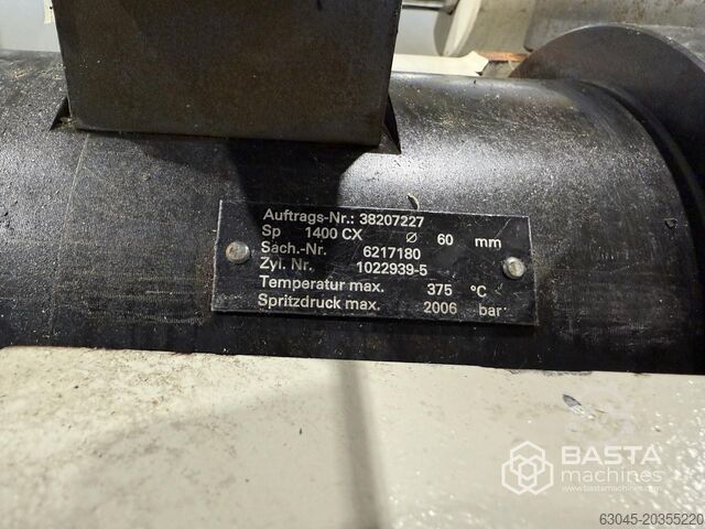 Krauss Maffei KM250-1400CX (2014) blue power LRX150 linear robot robot KraussMaffei KM250-1400CX