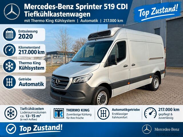 Refrigerator body van MERCEDES-BENZ Sprinter III 519 CDI Tiefkühlkasten  Thermoking