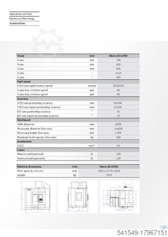 Engraving machine OPMT Mircro 3D L570V