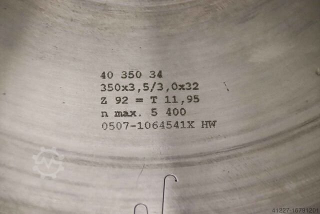 Saw blade AKE Ø 350x3,5/3,0 x 32 Z92