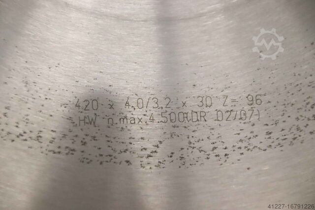 Saw blade Dress Ø 420x4,0/3,2x30 Z96 TFP
