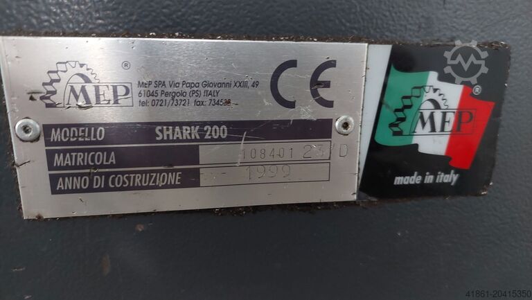 Metall- Gehrungsbandsägemaschine MEP Shark 200