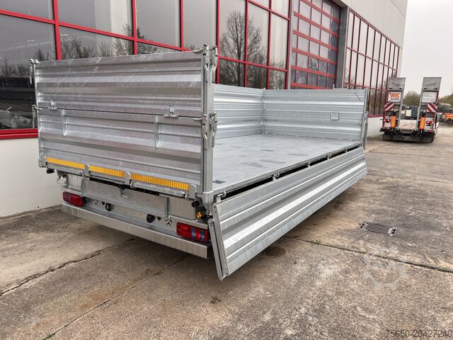 Kippanhänger Möslein TTD 19 AB 19 t Tandem 3 Seiten Kipper TiefladerAufsatzbordwänden-- Neufahrzeug --
