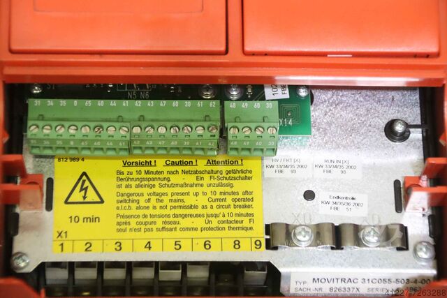Frequency converter 5,5 kW SEW-EURODRIVE Movitrac 31C055-503-4-00