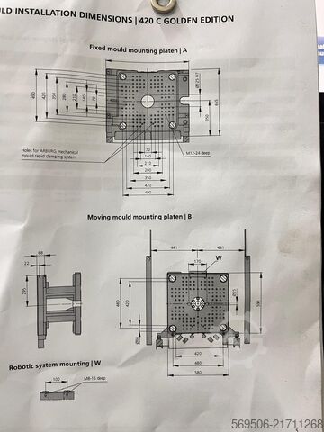 Injection molding machine ARBURG ALLROUNDER 420 C