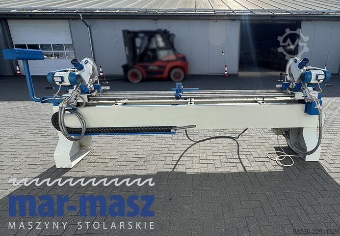 Double mitre saw for wood Omga TR 2A