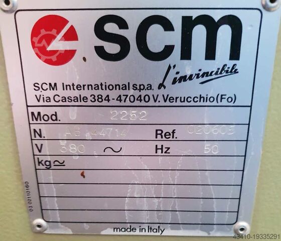 Jointer & thickness planer combined SCM 2252