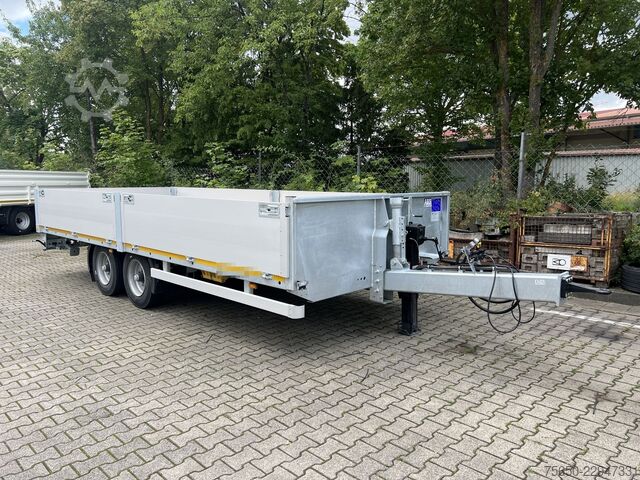 Open trailer Möslein THT 11- G 7,2  Tandem- Pritschenanhänger- Tieflader