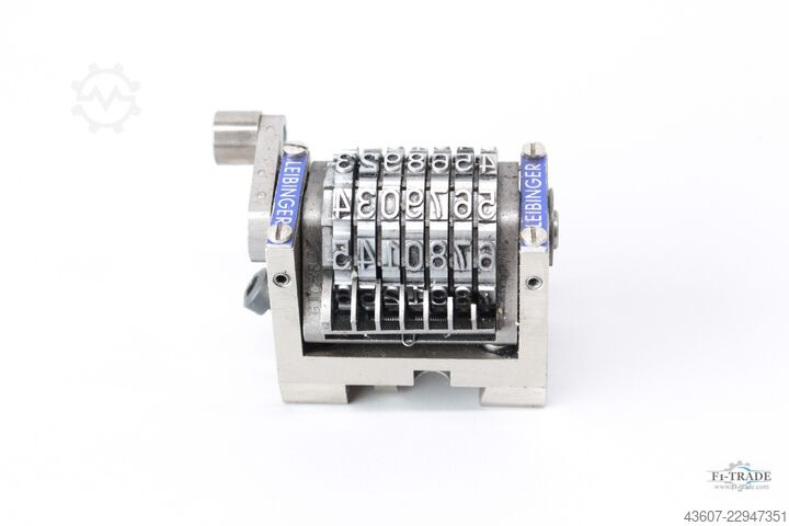 Numbering units Leibinger Gradsteller-Quersteller-Forwards-Backwards