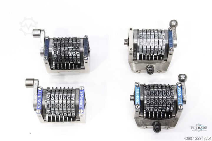 Numbering units Leibinger Gradsteller-Quersteller-Forwards-Backwards