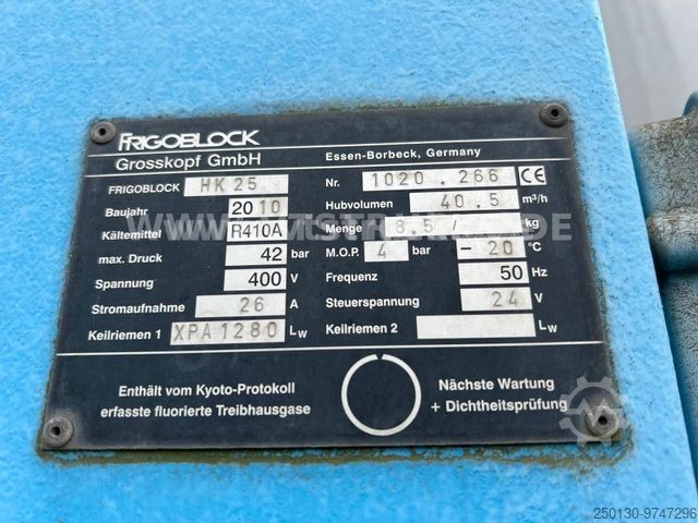 Kühlauflieger ACKERMANN-FRUEHAUF VS-F27/13,6 E ZG Kühlkoffer mit LBW, Tridec