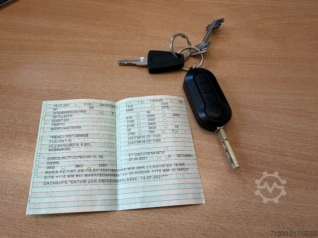 Motorhome Dethleffs EG/DF 003 - Trend I 7057 DBM/EB