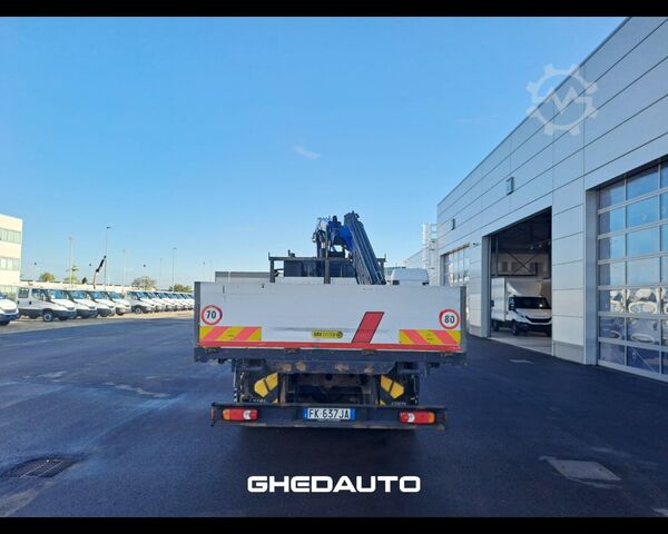 Standard tractor unit IVECO EUROCARGO 180E28 CON GRU PM E CASSONE FISSO