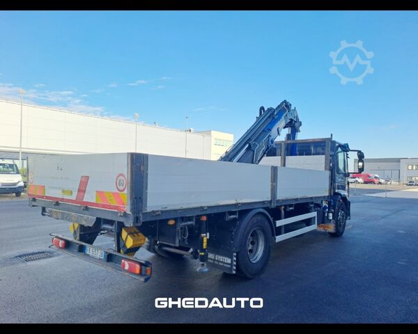 Standard tractor unit IVECO EUROCARGO 180E28 CON GRU PM E CASSONE FISSO