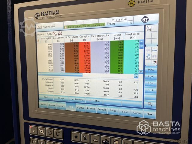 HAITIAN MARS II MA10000/6800 Universal ServoDrive (2016) nur 17.000 Stunden HAITIAN MA10000II