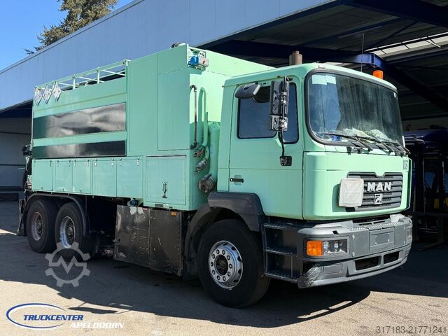 Vacuum truck MAN 33.364 6x4 Big axle, Steel spring, Manuel, Euro...