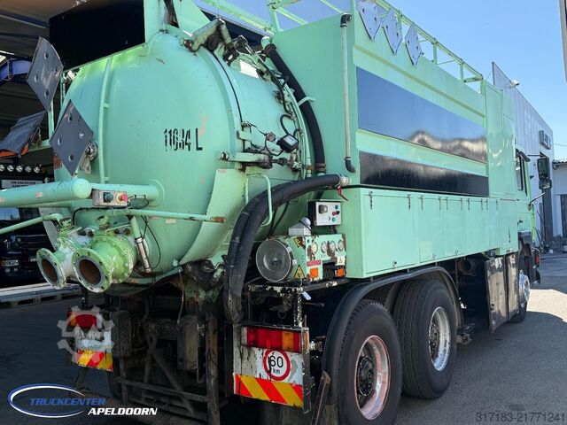 Vacuum truck MAN 33.364 6x4 Big axle, Steel spring, Manuel, Euro...
