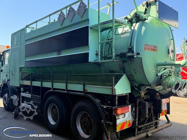Vacuum truck MAN 33.364 6x4 Big axle, Steel spring, Manuel, Euro...