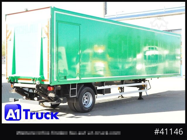 Box semitrailer SPIER SGL 110, City, 1 Achs, LBW 3 Tonnen, TÜV 05/2027