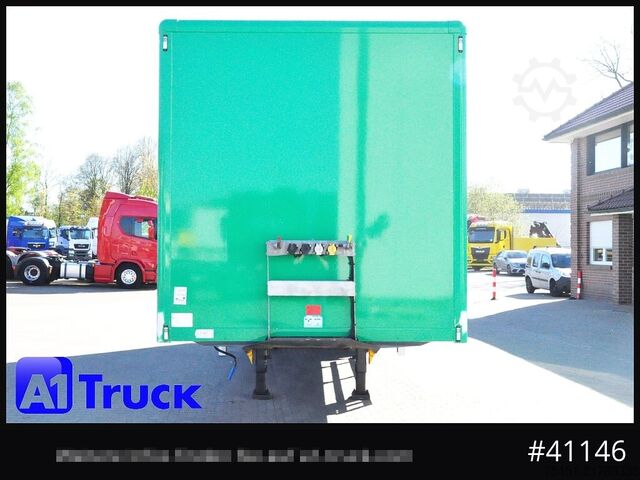 Box semitrailer SPIER SGL 110, City, 1 Achs, LBW 3 Tonnen, TÜV 05/2027