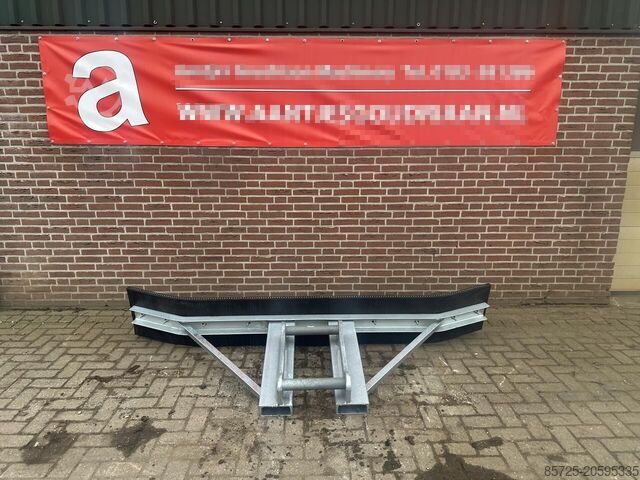 Bottom flattener  Rubber schuif met S60 aansluiting - Nieuw