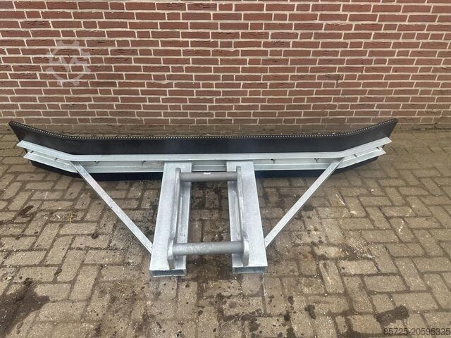 Bottom flattener  Rubber schuif met S60 aansluiting - Nieuw