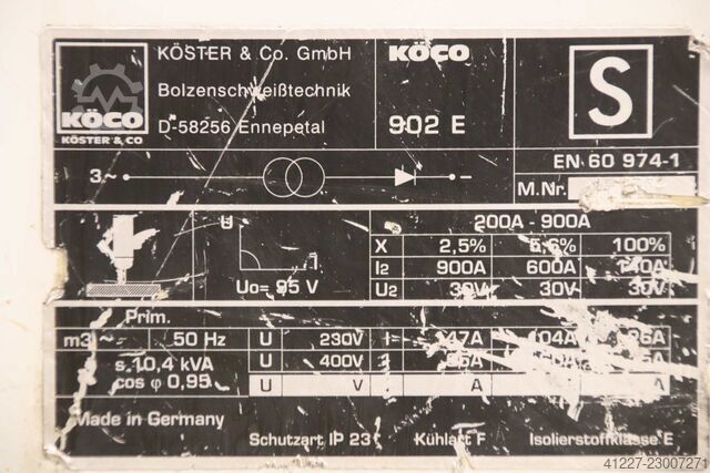 Bolzenschweißgerät Köco 902 E
