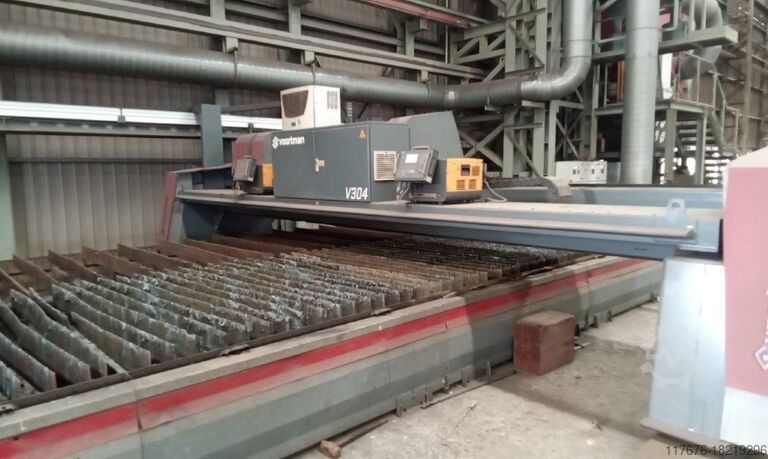 CNC LARGE FORMAT PLASMA CUTTING MACHINE VOORTMAN V304 18 METRES X 4 METRES