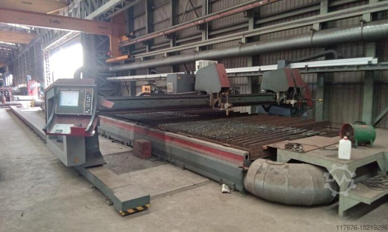 CNC LARGE FORMAT PLASMA CUTTING MACHINE VOORTMAN V304 18 METRES X 4 METRES